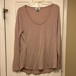 Old Navy Mauve Relaxed Blouse